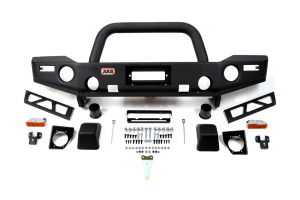 ARB Deluxe Front Bumper w/ Winch Bull Bar Black - JK