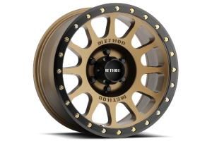 Method Race Wheels 305 NV Series Wheel 17x8.5 6x5.5 Bronze Matte Black Lip - Bronco 2021+