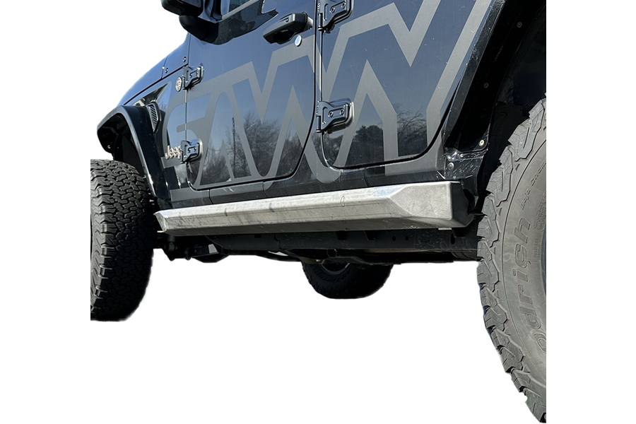 Savvy Offroad Krawler Lite Weld-On Slider Kit - Bare - JL 4Dr