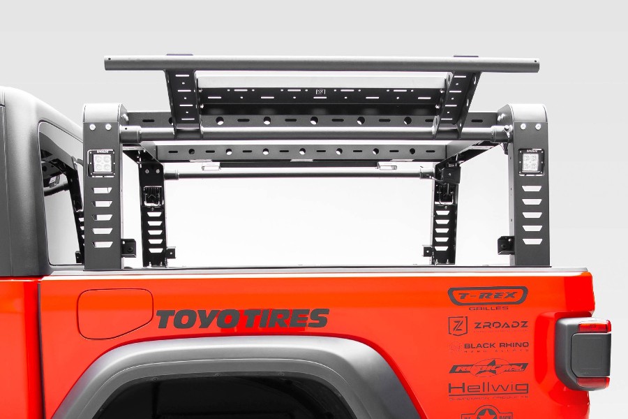 ZROADZ Overland Access Rack w/ Two Lifting Side Gates, without Factory Rail  - JT