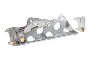 RockJock Currectlync High Steer Trac Bar Relocation and Ram Assist Mount - JK 