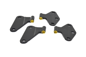 Kentrol 4-Pieces Body Door Hinge Set - Black  - JK 2Dr