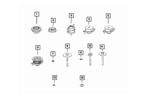 Mopar OEM Rear Body Mount Screw - JL