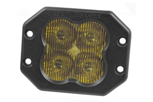 Diode Dynamics SS3 Sport Flush Mount LED Pod - Yellow SAE Fog