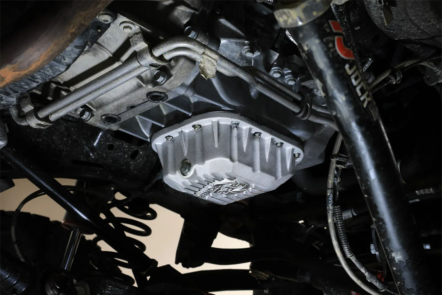 aFe POWER Street Series Engine Oil Pan Raw w/ Machined Fins - JL/JT 3.6L