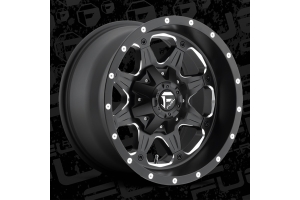 MHT Fuel Boost D534 Series Wheel, 17x9, 5x5/5x4.5 - Black, Milled