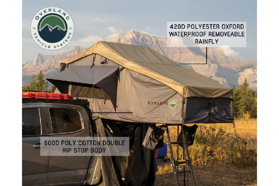 Overland Vehicle Systems Nomadic 4 Extended Roof Top Tent