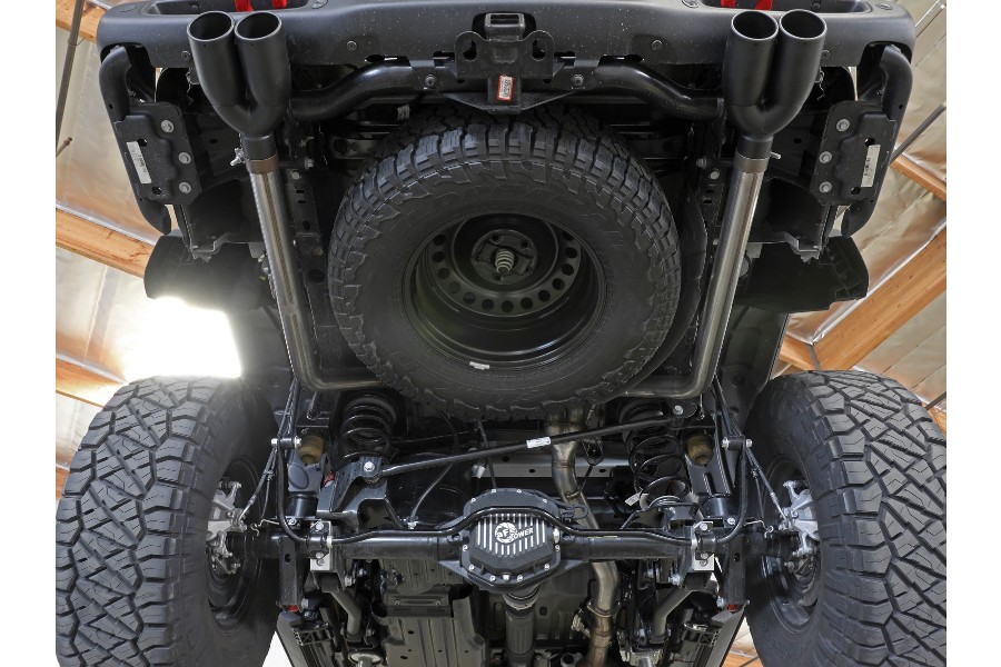 aFe Power Vulcan Series 3in to 2.5in DPF-Back Exhaust System - Black - JT Diesel