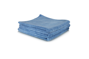Chemical Guys Workhorse Professional Grade Microfiber Towels Blue - 3 Pack 