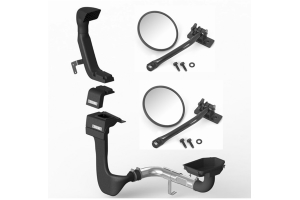 Rugged Ridge XHD Low/High Mount Snorkel System w/Mirror Relocation Kit Package - JK