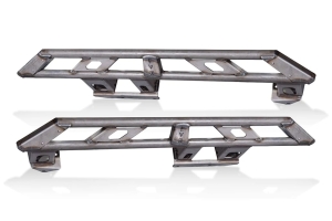 Evo Manufacturing Bolt-On Rock Slider Set w/ Hardware - Bare - JL 4Dr