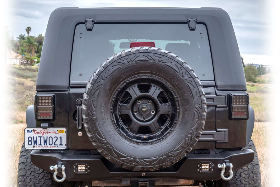 Turn Offroad 2-Piece Fastback Hard Top, Primer w/ Insulated Black Foam Headliner - JK 2DR