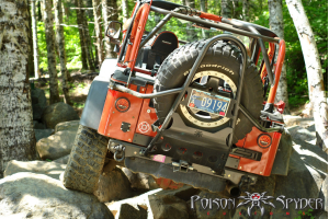 Poison Spyder Rear Stinger Tire Carrier - TJ/LJ