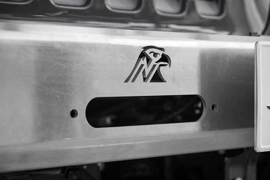 Next Venture Motorsports Front Bumper Only Aluminum Adventure Series - Bare - JL/JT