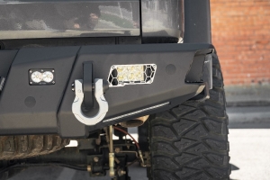 Road Armor Identity Rear Bumper, Texture Black - TJ