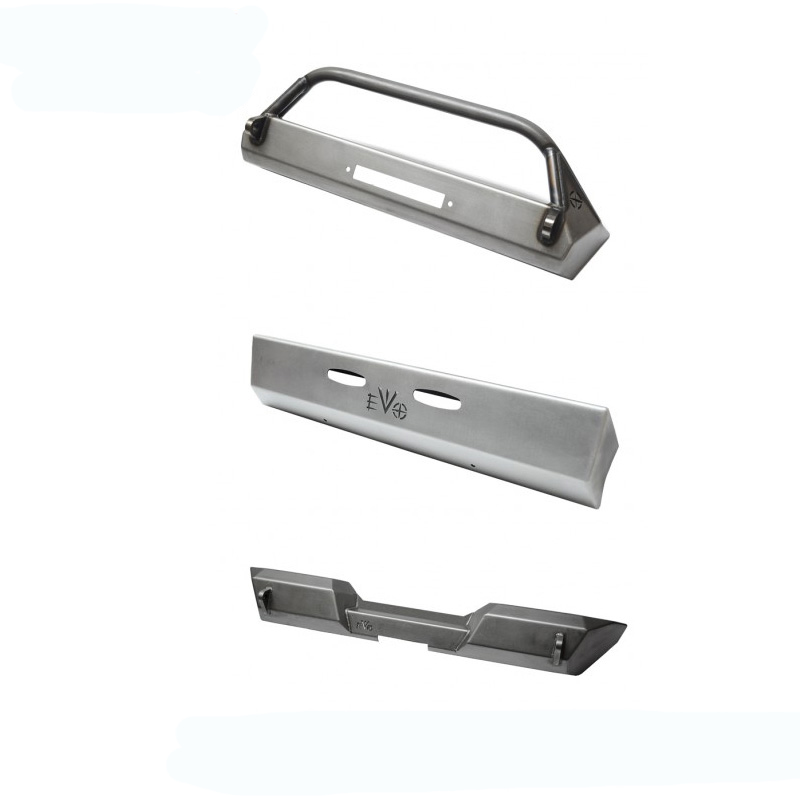 EVO Manufacturing Pro Series Front and Rear Bumper w/Front Skid Plate Package - JK