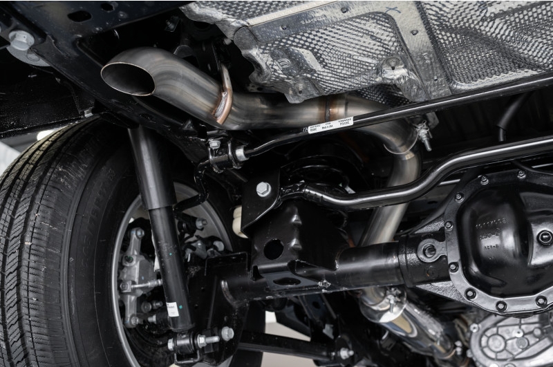 MBRP 2.5in Cat-Back Single Rear Exit Exhaust System - Aluminum - JL 2.0L/3.6L