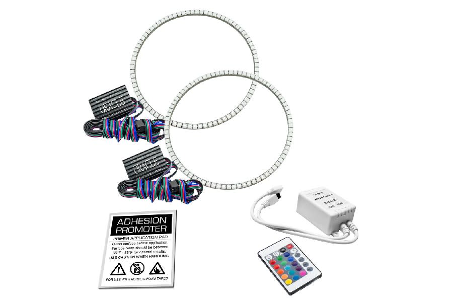 Jeep TJ Oracle Surface Mount LED Headlight Halo Kit ColorSHIFT Simple ...