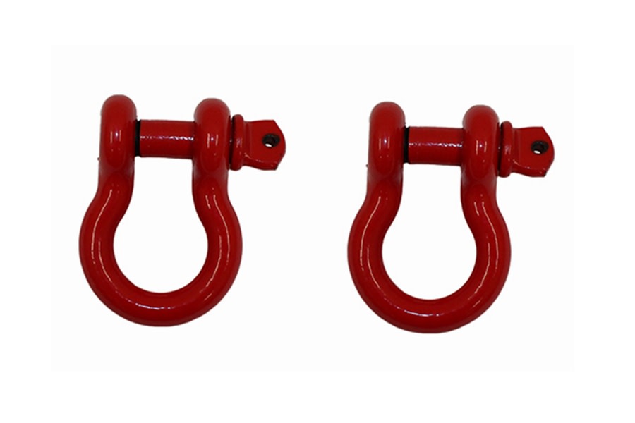 Fishbone Offroad 3/4in D-Ring Shackle - Red 