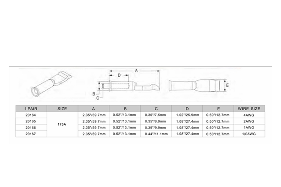 Bulldog Winch Quick Connect Set, 350A