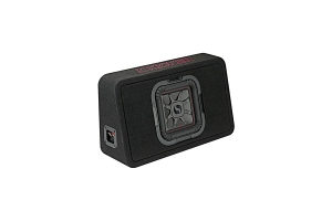 Kicker Single 8in L7T 2-Ohm Subwoofer Thin Profile Enclosure 