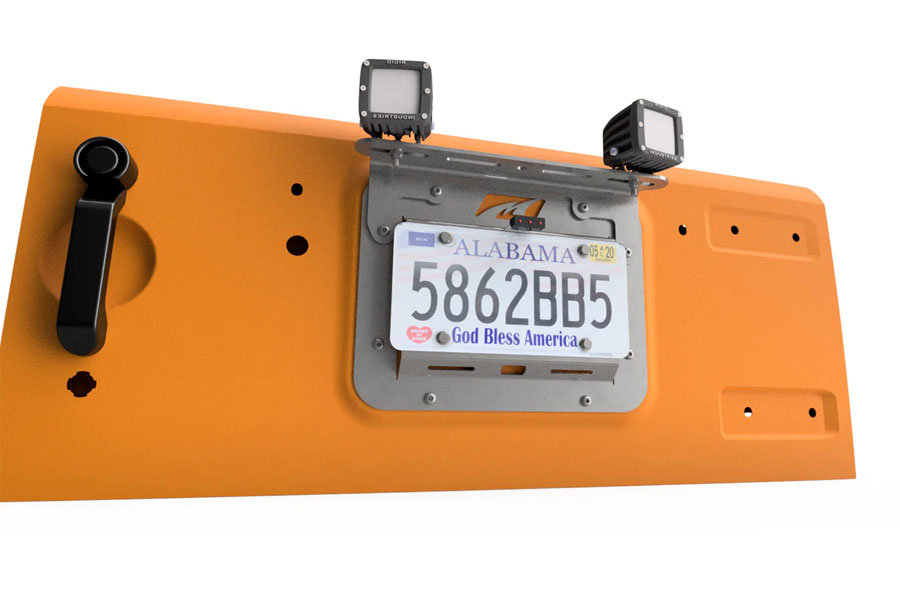 Motobilt Tailgate Light Mount for MB1044 - Powder Coated - JK