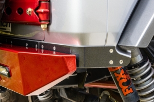 Savvy Designz Rear Trim Kit/Corner Guards - Aluminum - JL