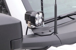 LOD Black Ops Single A-Pillar Base Light Mount - Black - Bronco 2021+