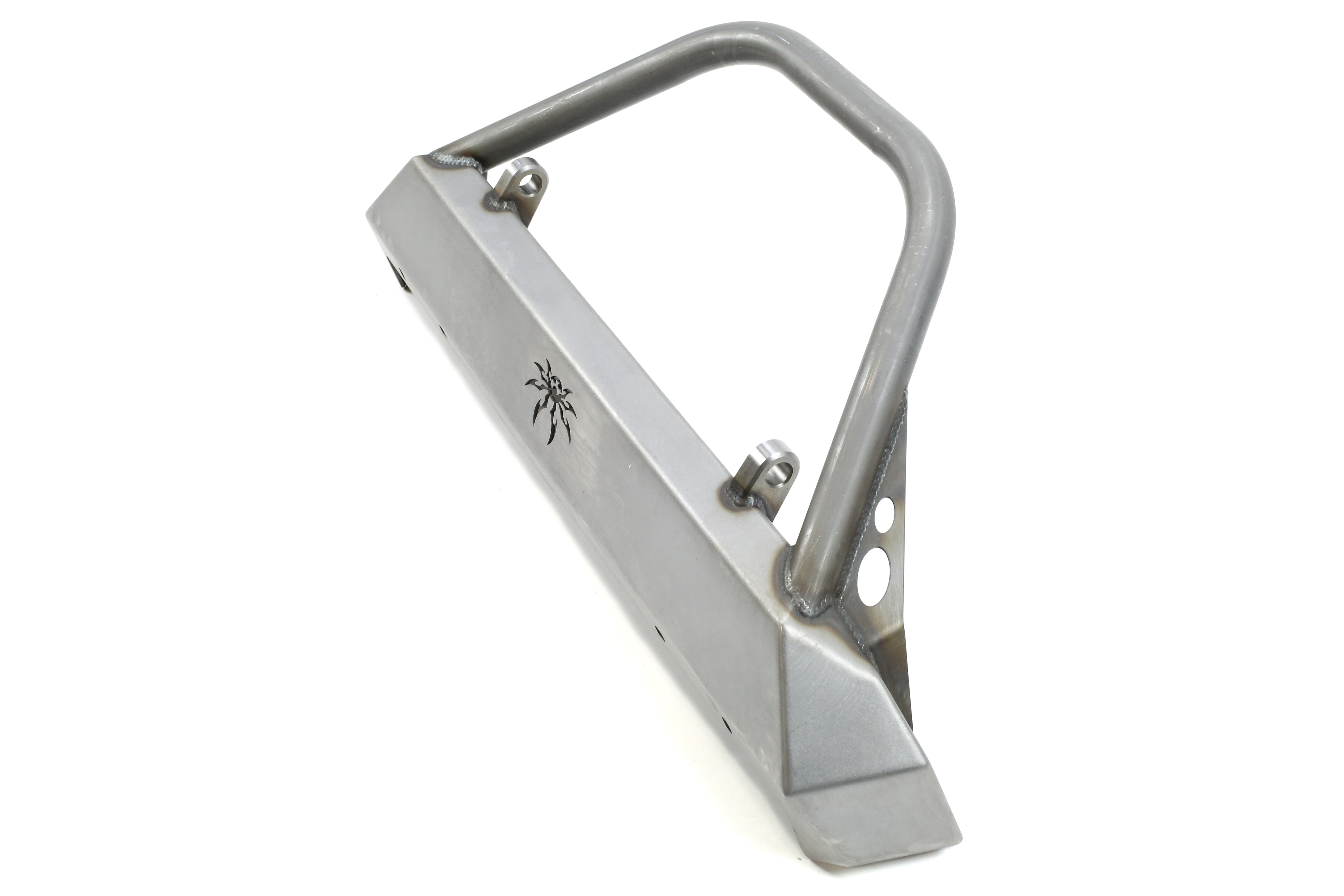Poison Spyder RockBrawler Front Bumper w/Brawler Bar and Shackle Tabs Bare - LJ/TJ
