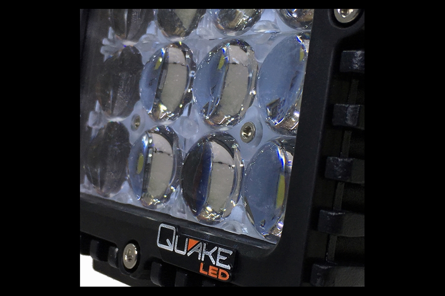 Quake LED 5in 4D Spot RGB Accent Work Light - 80watt