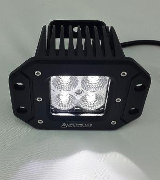 Lifetime LED 20W Off Road Lights Flush Mount 3in Amber/White