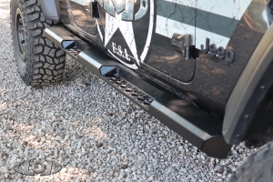 LOD Offroad Destroyer 4 Door Rocksliders, Black Texture - JT