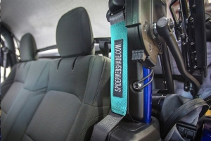 Spiderwebshade SeatBelt Silencers Teal - JL 2Dr