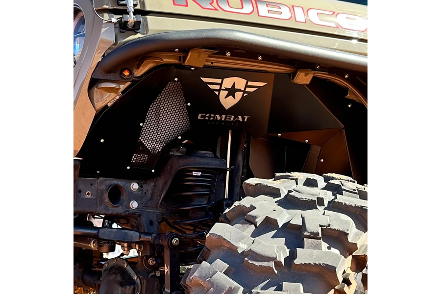 Combat Off Road  Aluminum Battle Ready Inner Fender Liners – Front Only - JT