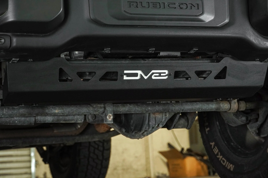 DV8 Offroad Front Skid Plate - Black - JK 