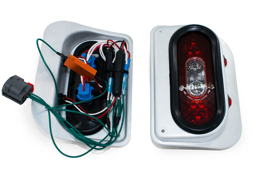 Combat Off Road Tail Gunner LED Tail Lights - Raw - JK
