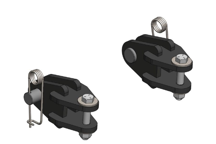 LOD Tow Bar Adapters for Ready Brute Tow Bars-Black Texture
