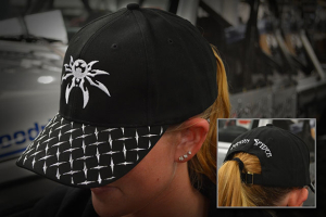 Poison Spyder Adjustable Black/Diamond Palte Ball Cap