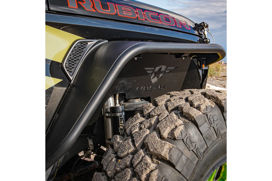 Combat Off Road Black Aluminum Fender Kit - Front - JL