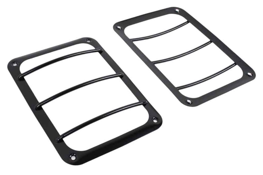 Kentrol Taillight Guard Pair - Black Powder Coat - JK