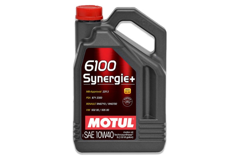 Motul 6100 Synergie+ 10W/40, Technosynthese Engine Oil, 5L