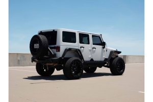 Road Armor Stealth Rear Fender Flares - Texture Black - JK 4Dr         