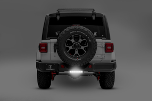 T-REX ZROADZ Rear Bumper Mounting Bracket w/one 10in Slim LED Light Bar and Wire Harness - JL