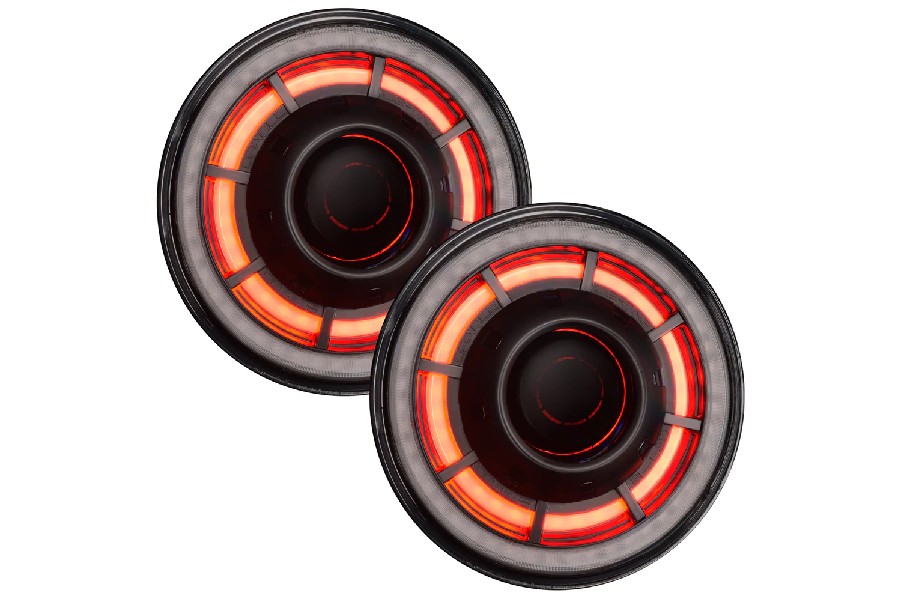 ORACLE Oculus 7In ColorSHIFT Bi-LED Projector Headlights w/No Controller - JK