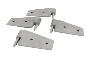 Kentrol 4-Pieces Door Hinge Set  - Bare  - JK 2Dr