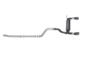 aFe Rebel Series 2.5in Cat-Back Exhaust System w/Black Tips - JL 3.6L