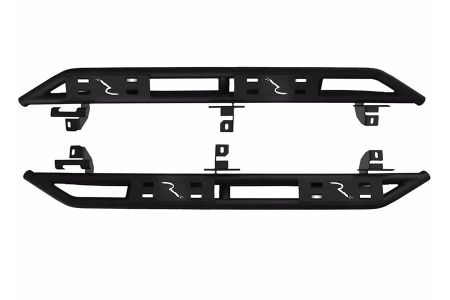 Rampage TrailCrawler Rock Slider Steps, Black - JL 4Dr