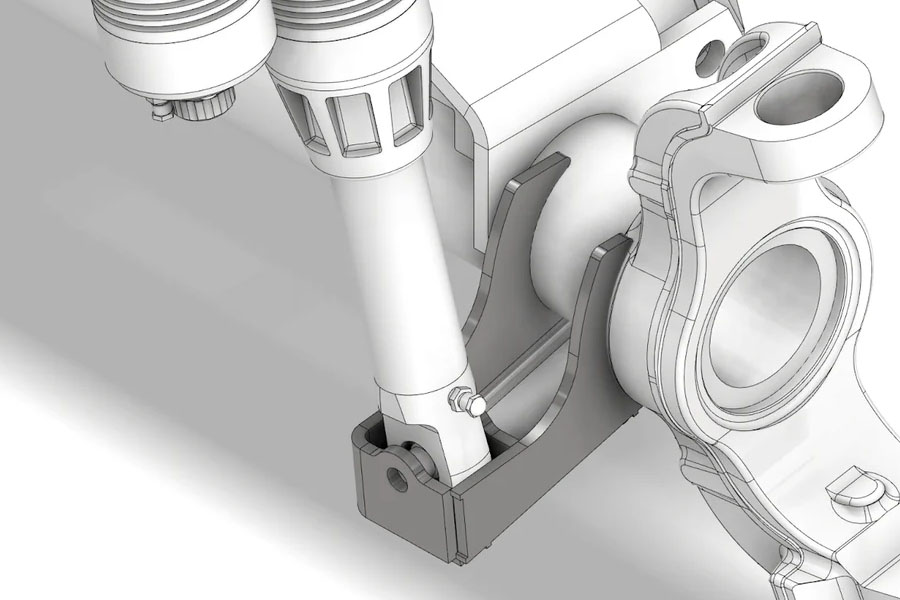 Motobilt Dana 60 Coilover Strut Drop Bracket