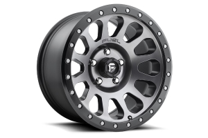 Fuel Offroad Vector D601 Series Wheel, 17x8.5 6x5.5 - Matte Gun Metal w/ Black Bead Ring - Bronco 2021+