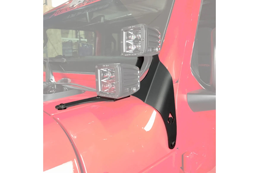 Artec Industries A-pillar Dual LED Cube Light Mounts - JT Mojave / JL 392